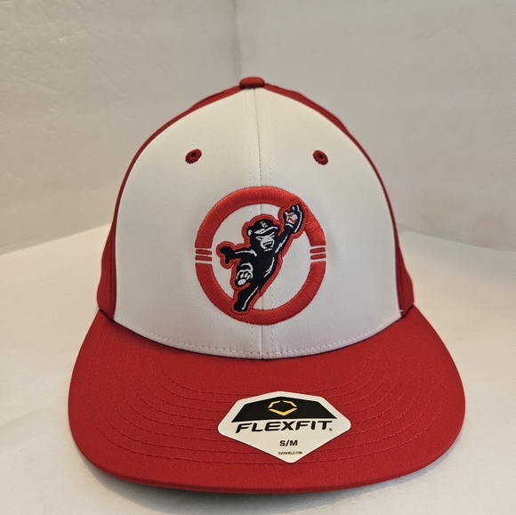 EvoShield Flexfit South Bend Cubs Minor League Red/Whit Trucker Baseball Cap - Picture 3 of 10